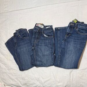 Kids bundle of 3 Blue Denim Jeans